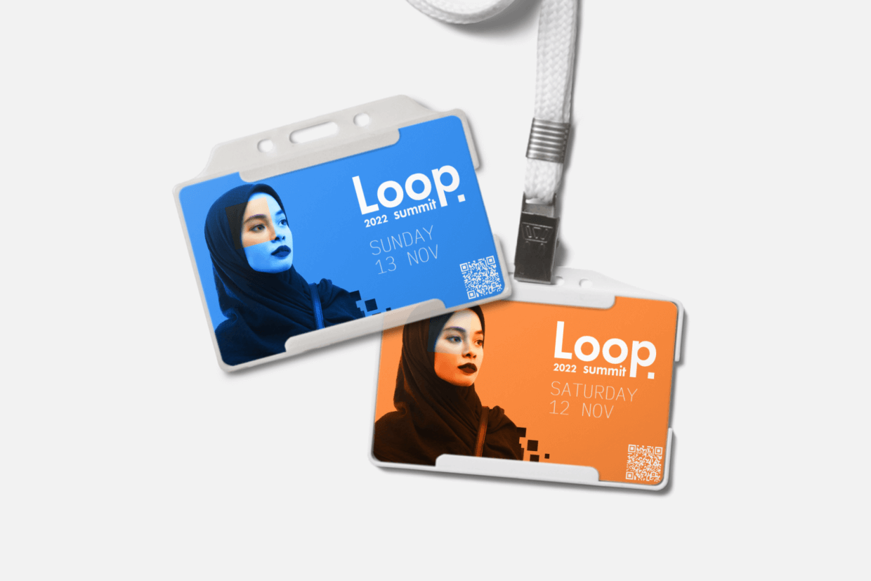 badges for loop festival